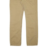 LEVI'S Mens Cotton Blend Beige Regular Straight Trousers W32 L30 Casual Everyday