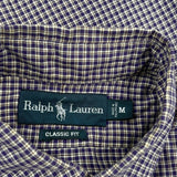 Ralph Lauren Checked Shirt - Medium Purple Cotton
