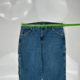 Dickies Carpenter Jeans - 34W 29L Blue Denim