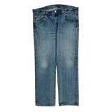 501 Levis Jeans - 37W 30L Light Wash Cotton