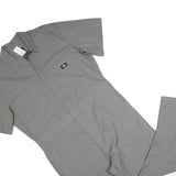 DICKIES Mens Grey Cotton Blend Dungarees Regular Fit XL W44 L32 Utility Workwear