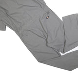 DICKIES Mens Grey Cotton Blend Dungarees Regular Fit XL W44 L32 Utility Workwear