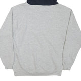 SPORT Mens Grey & Navy Treasure Valley Chukars Hoodie S Cotton Blend Sportswear