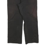 DICKIES Mens Cotton Blend Black Regular Fit Straight Leg Trousers W38 L30