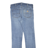 CARHARTT Mens Jeans Blue Regular Straight Denim Light W32 L32 Casual Workwear