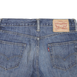 LEVI'S Womens Shorts Blue Denim Cut-Off S W30 Classic Cotton Blend