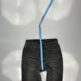 Levis Slim Fit Jeans - 28W US 4 Gray Cotton