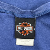 Harley Davidson T-Shirt - Small Blue Cotton