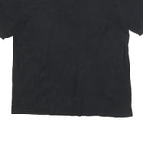 AIR JORDAN Mens Black Graphic Print XL Short Sleeve Crew Neck Cotton Blend