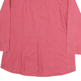 TEDDYS Womens Pink Cotton Shirt L Long Sleeve Button Front Casual