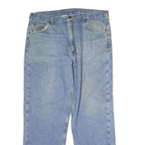 CARHARTT Mens Relaxed Light Blue Denim Jeans W40 L32 Casual Workwear Zip Closure