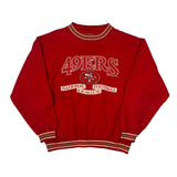 San Francisco 49Ers Logo Athletics Football Sweatshirt - XL Red Cotton Blend
