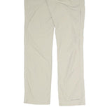 COLUMBIA Womens Beige Polyester Blend Regular Straight Trousers W30 L32 Outdoor