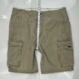 Levis Cargo Shorts - 36W 10L Khaki Cotton
