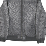 PME LEGEND Mens Grey Jacket M Polyester Blend Quilted Zip Closure Stylish