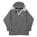 BERGHAUS Womens Grey Outdoor Jacket M Polyester Blend Zip Hooded Plain