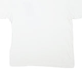 DISNEY Mens White Graphic T-Shirt L Short Sleeve Crew Neck Cotton Blend