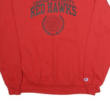 CHAMPION Mens Red Simpson University Red Hawks Crew Neck L Sweatshirt Cotton