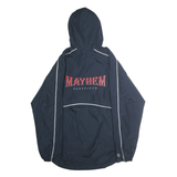 HOLLOWAY Mens Navy Blue Mayhem Fastpitch Polyester Jacket L Lightweight