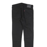 LEVI'S 510 Mens Jeans Black Slim Skinny Denim W31 L31 Stretch Cotton Blend