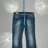 American Eagle Boot Cut Jeans - 31W UK 10 Blue Cotton Blend