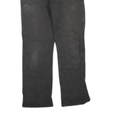 DICKIES Mens Cotton Blend Black Regular Fit Straight Leg Trousers W34 L30
