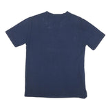 PIERRE CARDIN Mens Blue T-Shirt S Short Sleeve Crew Neck Plain Classic Fit