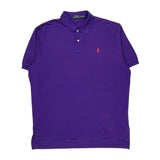Polo By Ralph Lauren Polo Shirt - XL Purple Cotton