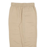 CHICOREE Womens Beige Regular Fit Drawstring Trousers W26 L25 Casual Lightweight