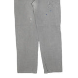 DICKIES Mens Jeans Grey Relaxed Straight Denim Medium W36 L34 Workwear Zip