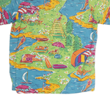 POLO RALPH LAUREN Mens Green Relaxed Shirt XL Cotton Summer Print Casual