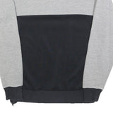 ELLESSE Mens Grey & Black & Red Cotton Blend Sweatshirt Crew Neck S Casual Style
