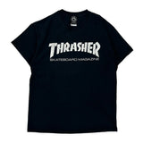 Skateboard Magazine Thrasher Graphic T-Shirt - Medium Black Cotton
