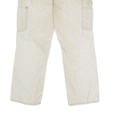 CARHARTT Womens Cotton Blend Beige Regular Fit Straight Trousers W30 L28