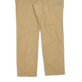 CARHARTT Mens Cotton Blend Beige Relaxed Straight Trousers W36 L32 Workwear