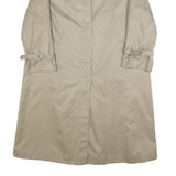 CANDA Womens Beige Cotton Classic Jacket M Plain Button Closure Long Sleeve