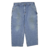 CARHARTT Mens Regular Fit Straight Blue Denim Jeans W40 L27 Workwear Casual