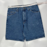 Levis Denim Shorts - 36W 9L Blue Cotton