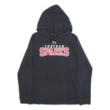 UNDER ARMOUR Womens Black Chatham Sparks Pullover Hoodie M Cotton Blend