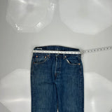 501 Levis Jeans - 28W US 4 Blue Cotton