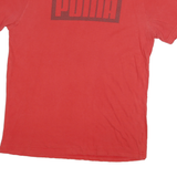 PUMA Mens Red Graphic T-Shirt L Short Sleeve Crew Neck Casual Sportswear