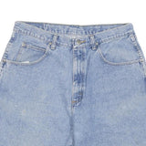 WRANGLER Mens Denim Blue Shorts L W34 Classic Fit Casual Cotton Blend