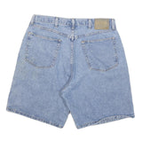 WRANGLER Mens Denim Blue Shorts L W34 Classic Fit Casual Cotton Blend