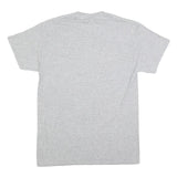 GILDAN Mens Grey Yellow San Lorenzo High School Grizzlies Graphic T-Shirt M