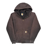 Carhartt Hoodie - Medium Brown Cotton