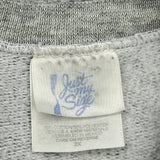 Just My Size Sweatshirt - 2XL Gray Cotton Blend