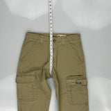 Wrangler Cargo Trousers - 30W 31L Khaki Cotton