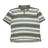 Tommy Hilfiger Striped Polo Shirt - 2XL Blue Cotton