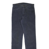 LEVI'S Mens Cotton Blend Navy Regular Straight Trousers W30 L33 Classic Zip