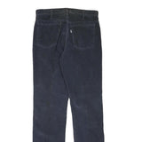 LEVI'S Mens Cotton Blend Navy Regular Straight Trousers W30 L33 Classic Zip